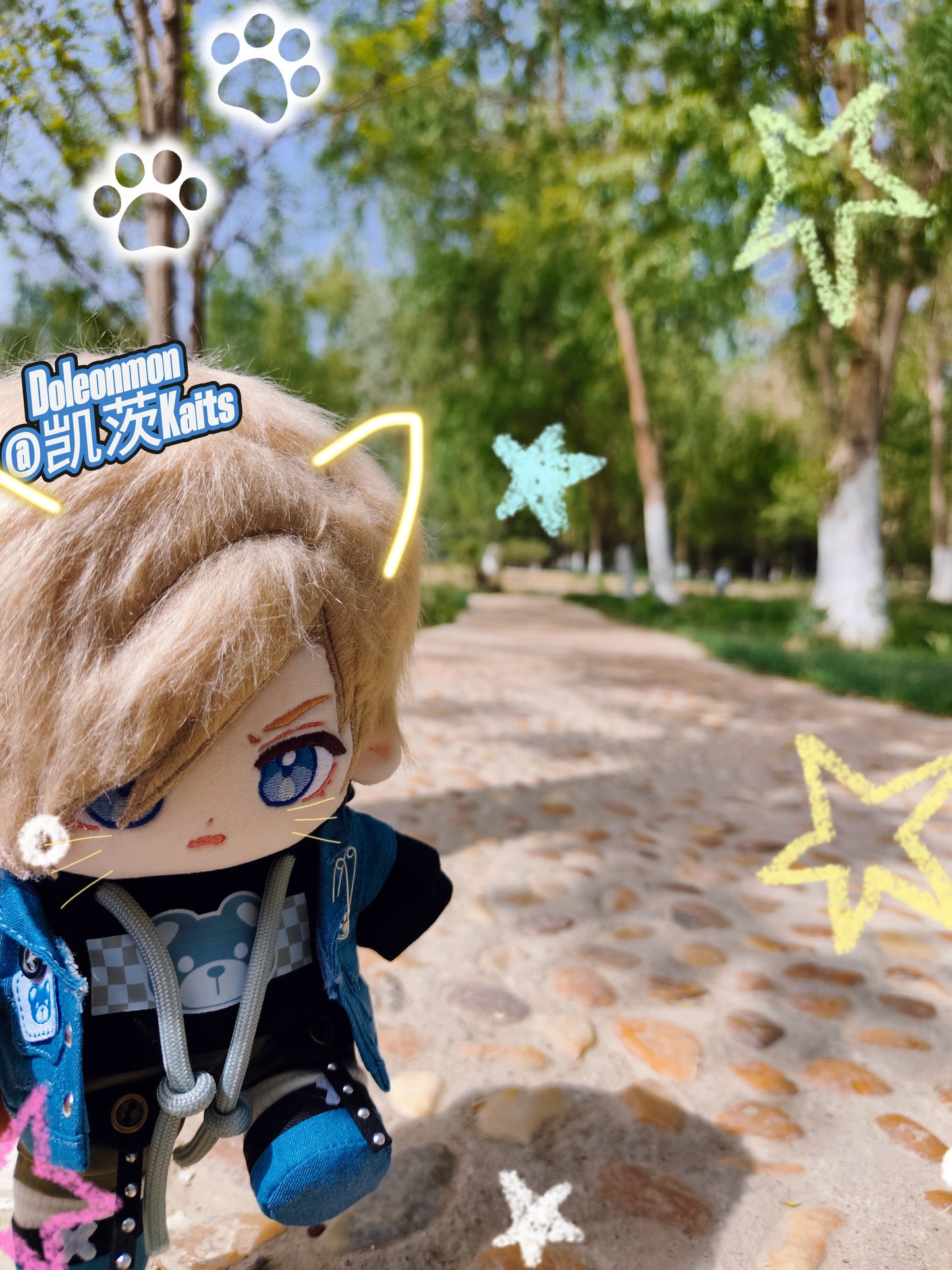 [Pre-sale]20 cm cotton doll Doleonmon