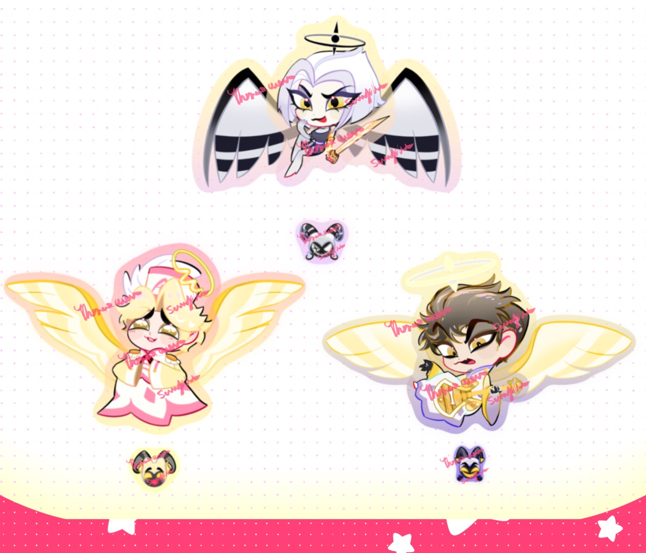 kaguya HH Wings Movable Key Chain