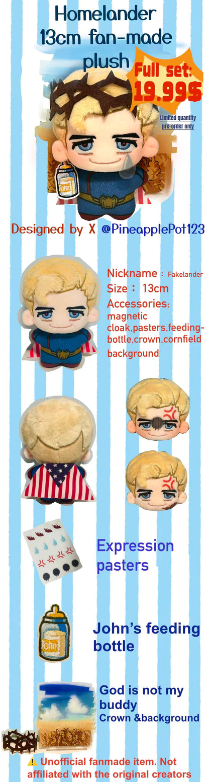 [Pre-order] Fakelander 13cm plush
