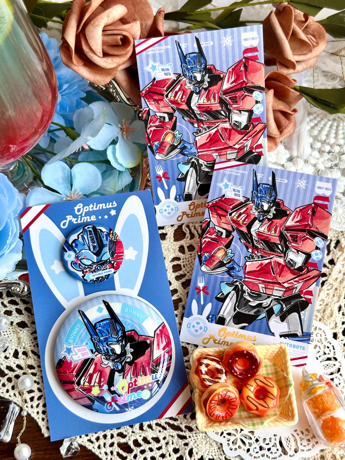 TF Maid Age Series Badge & Polaroid Set