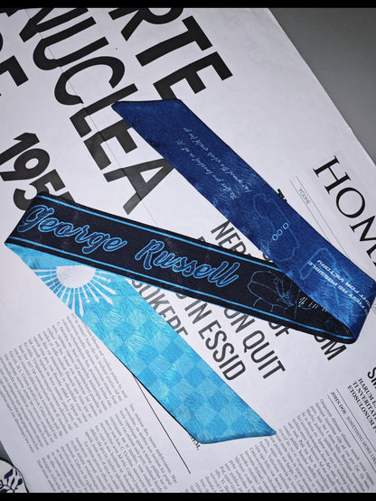 [In-stock]F1 drivers' skinny scarf ribbon