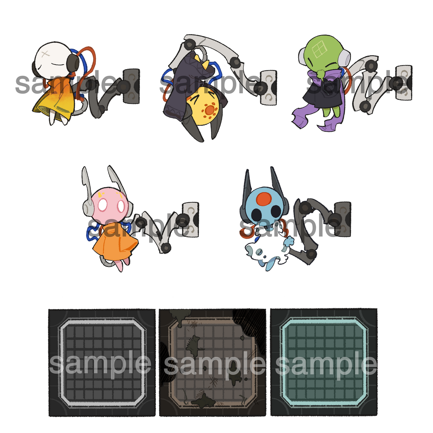 [Pre-order] Rainworld iterator acrylic fridge magnet
