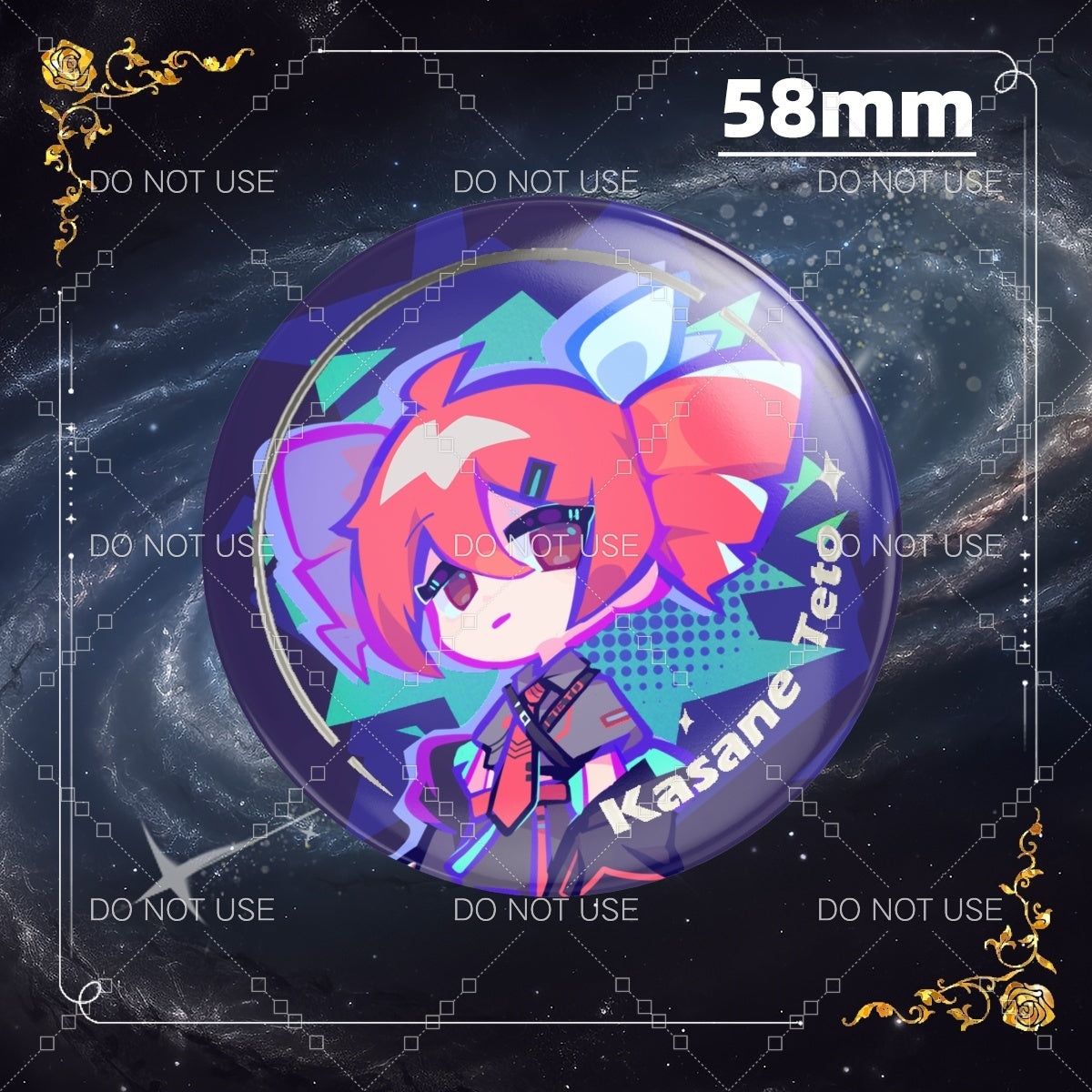 [Pre-order] Dual Glitter Badge