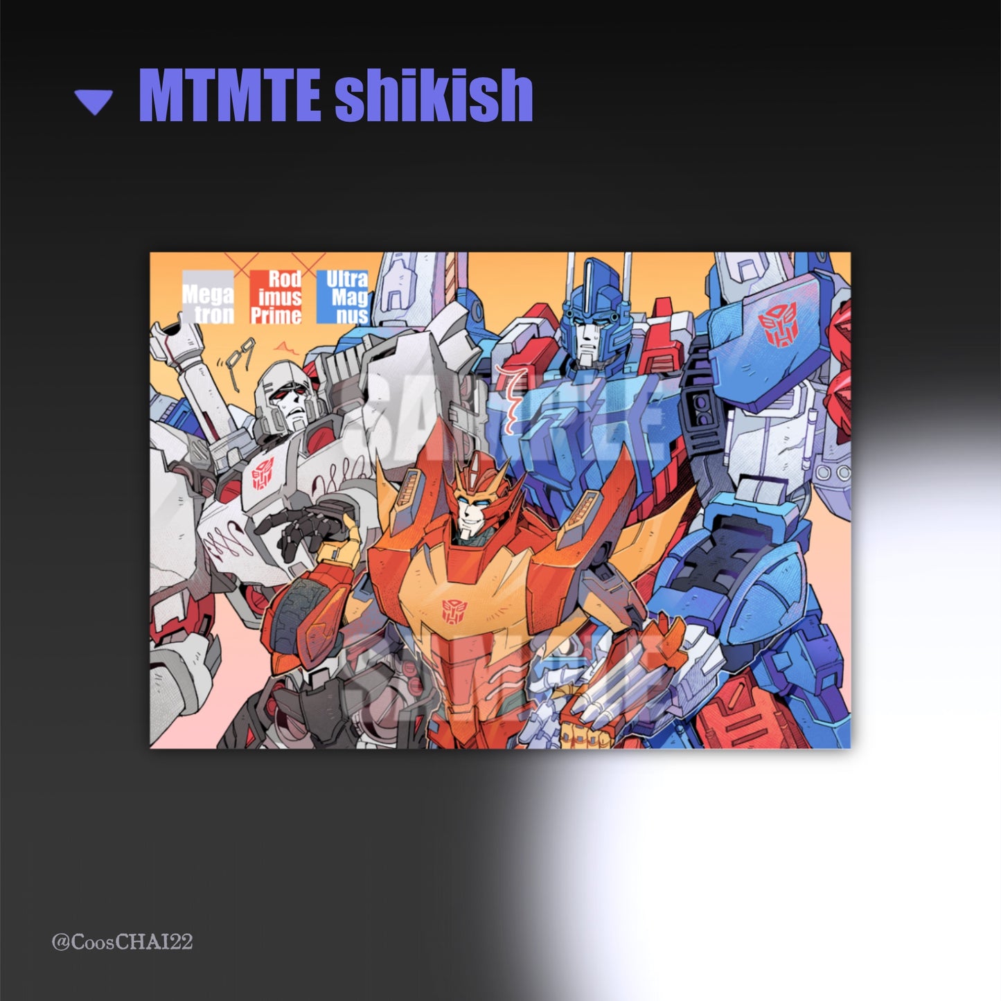 [Pre-order] MTMTE shikish