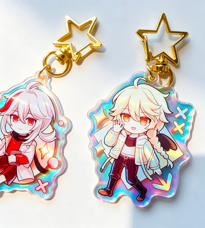 Genshin Impact Cue Chibi Acrylic Keychain