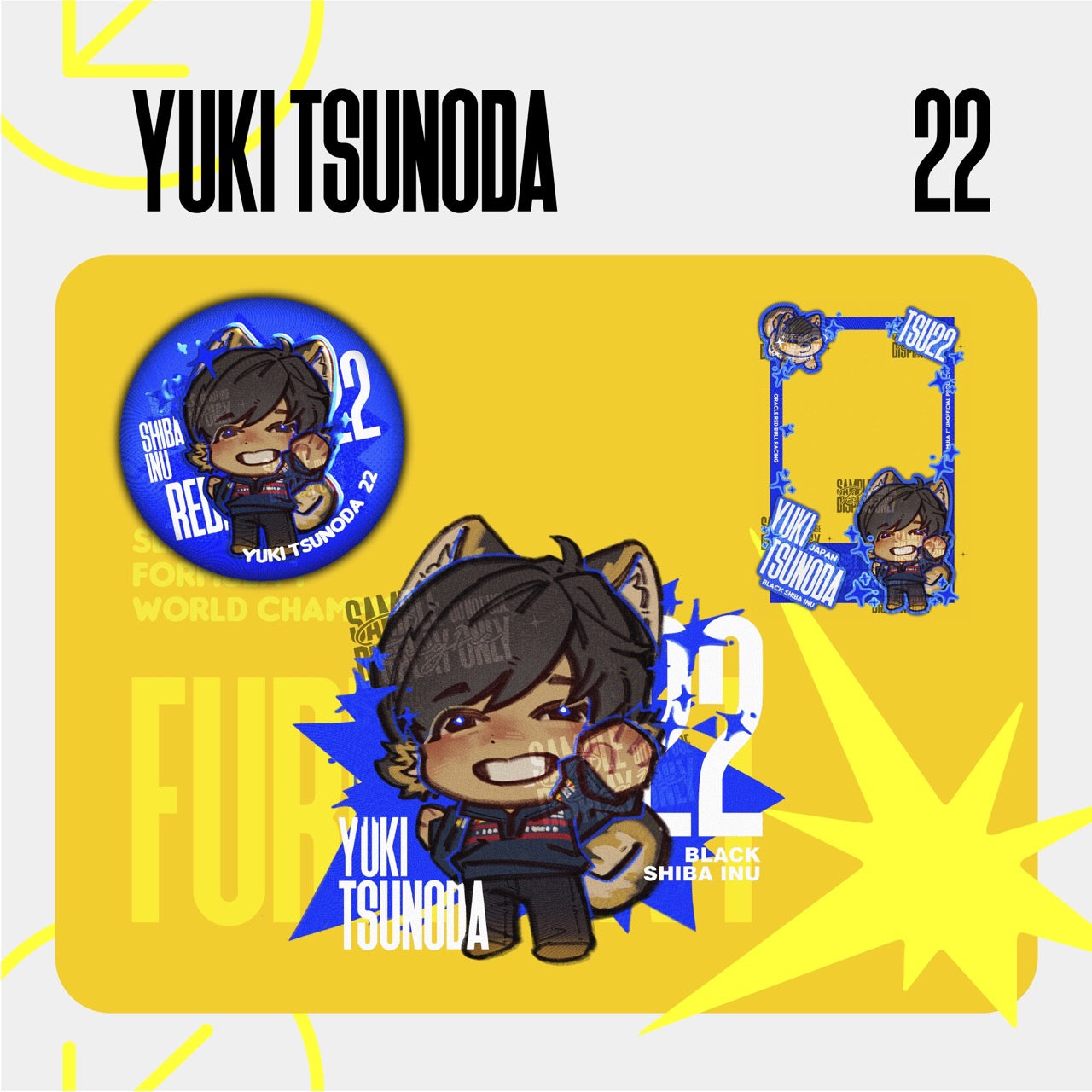 [Pre-order] “Furmula 1” F1 Animalized Drivers Fanmade Goods