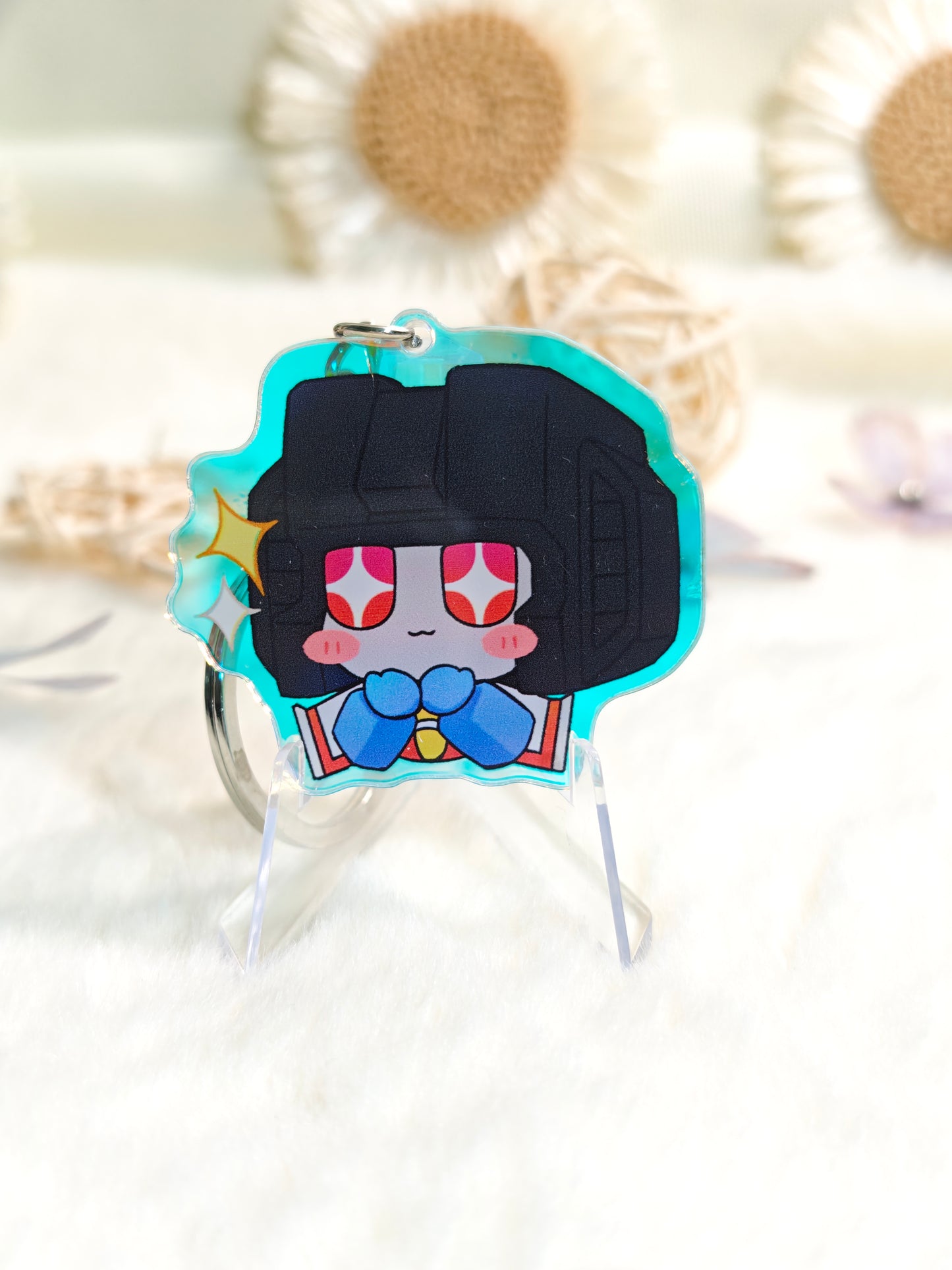 TF Acrylic Keyring & Badge Set