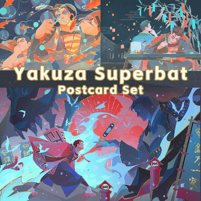 Superbat Yakuza Superbat Postcard Set