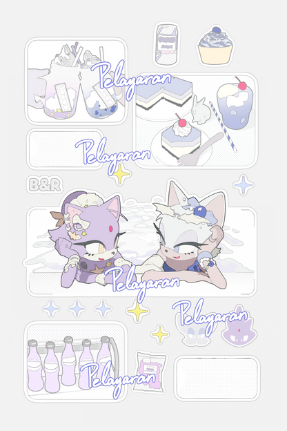 Rouge & Blaze Sticker Pack
