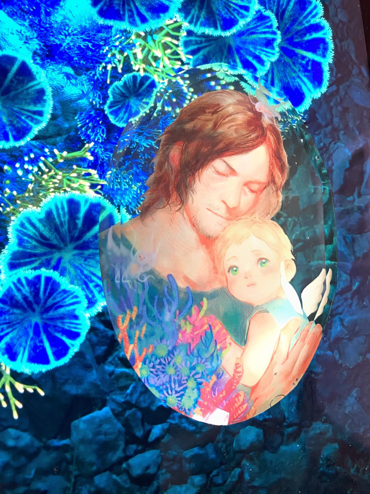 Sam&Lou Acrylic Crystal-badge