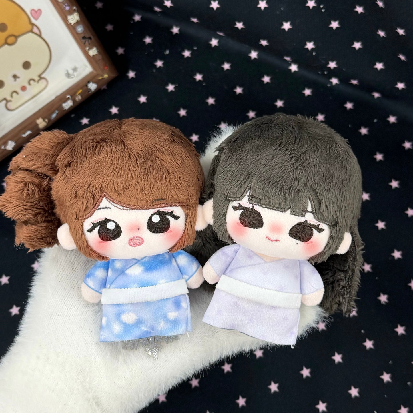 [Pre-order]ILLIT MOKA&IROHA 10cm Kimono plushies