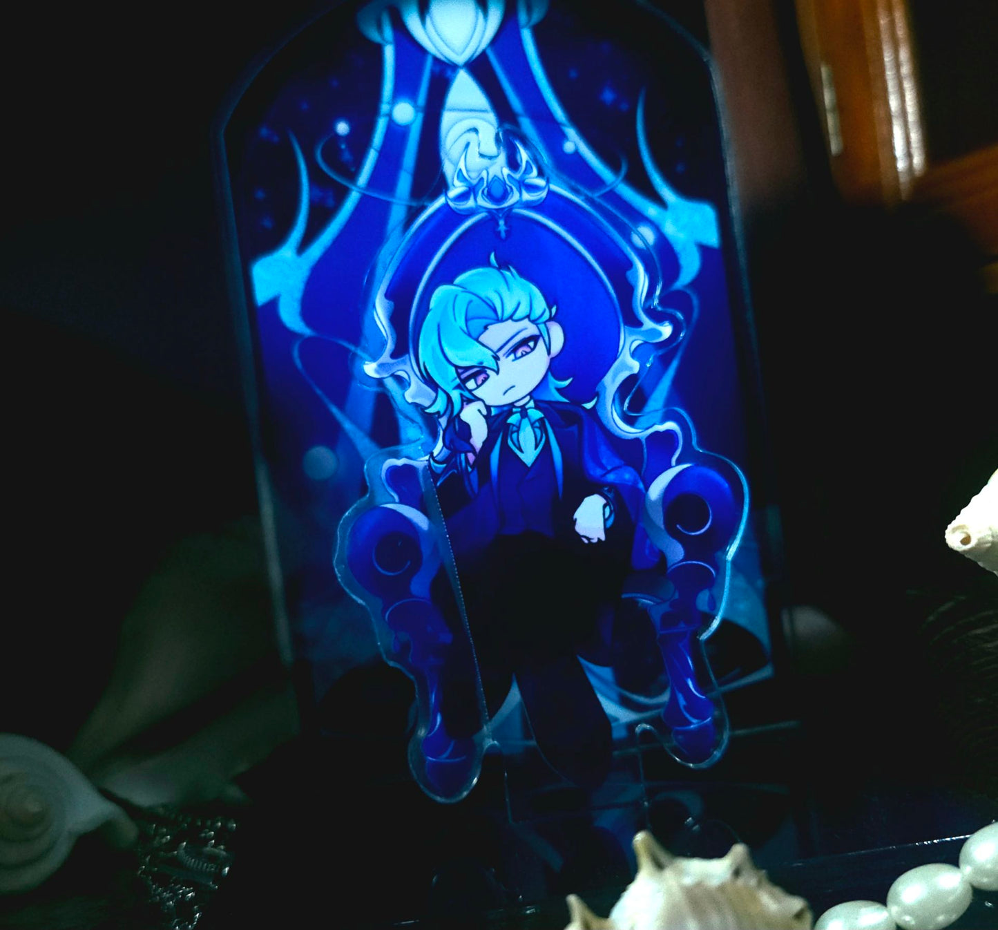 [Instock]Genshin Mafia Laminated Stained Glass Acrylic Standee