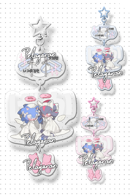 Sonic & Shadow Acrylic Keychain