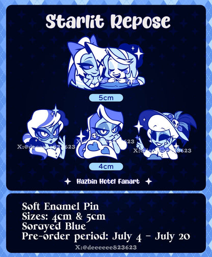 [Pre-order] Starlit Repose·Soft Enamel Pin