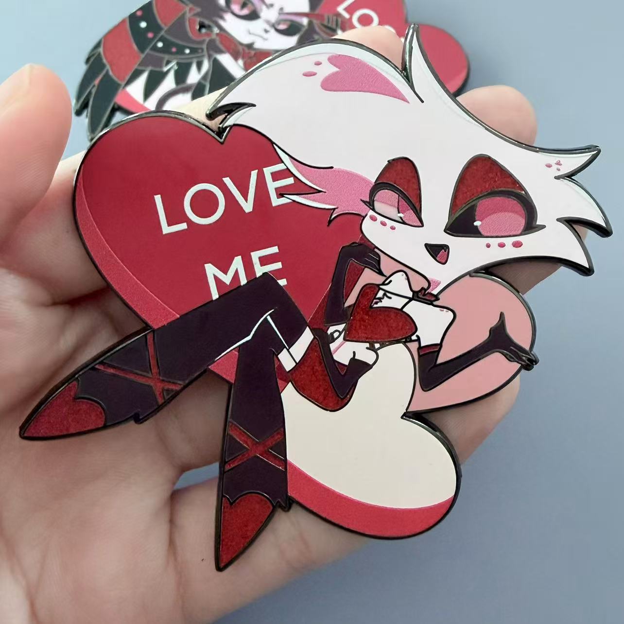 Husk & Angel Dust Valentines' Pin