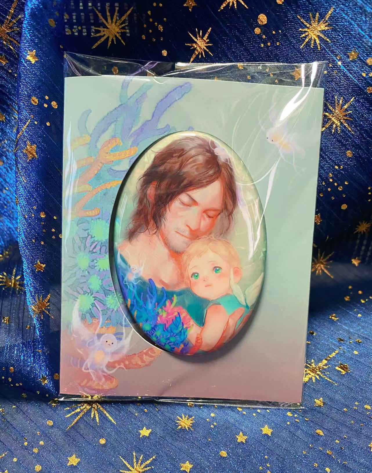 Sam&Lou Acrylic Crystal-badge