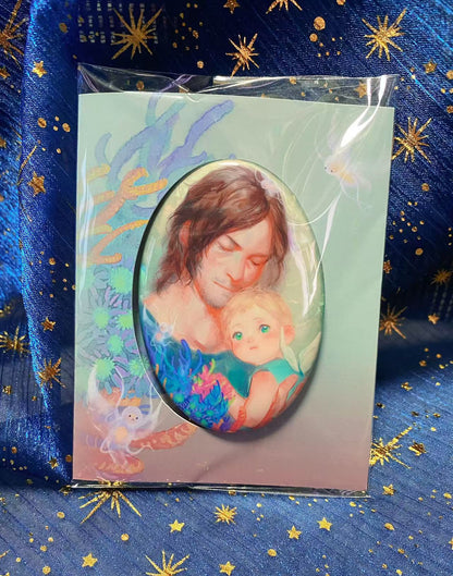 Sam&Lou Acrylic Crystal-badge