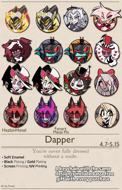 [pre-order]【Foxxxi】Dapper-pins