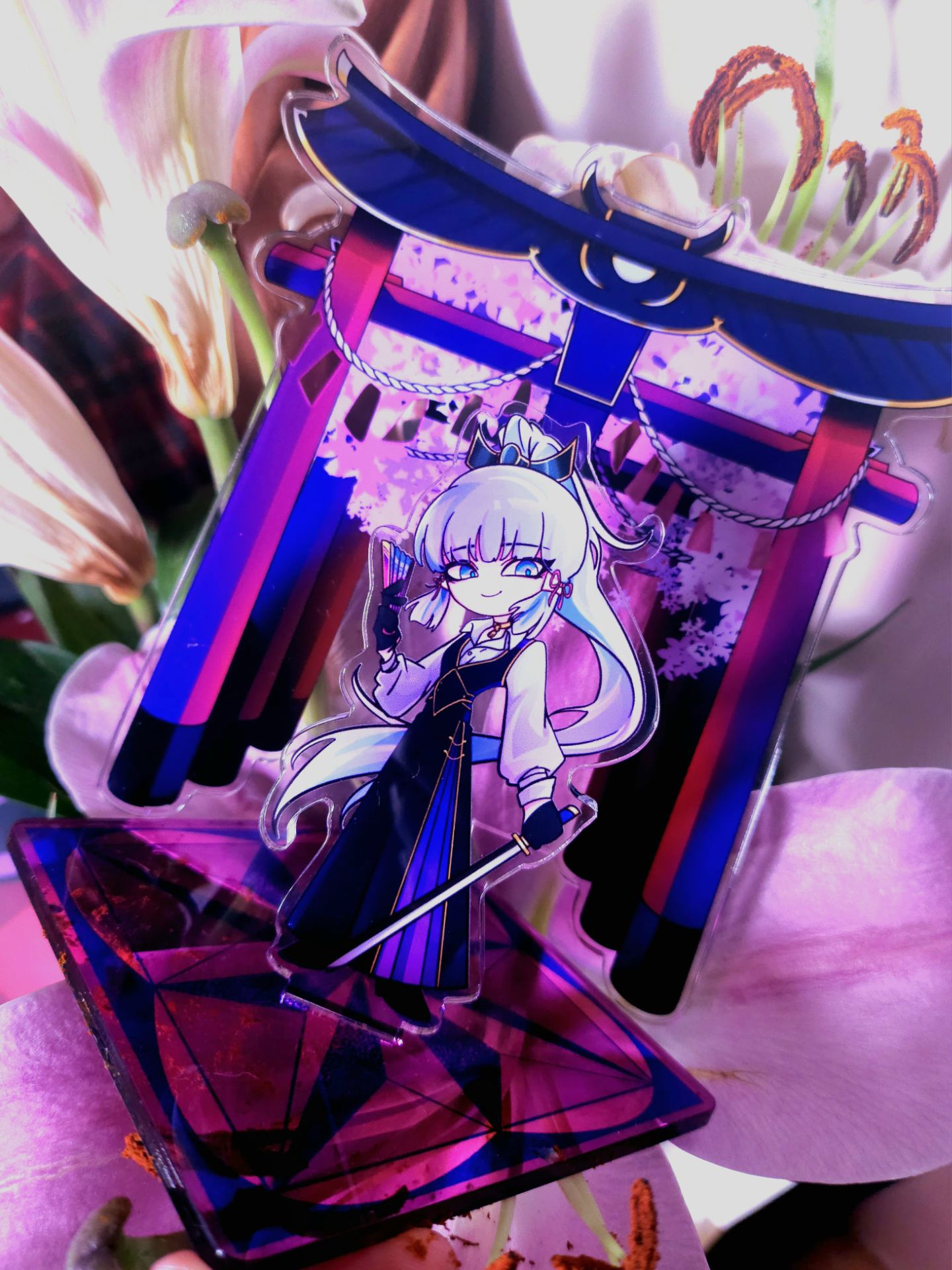[Instock]Genshin Mafia Laminated Stained Glass Acrylic Standee