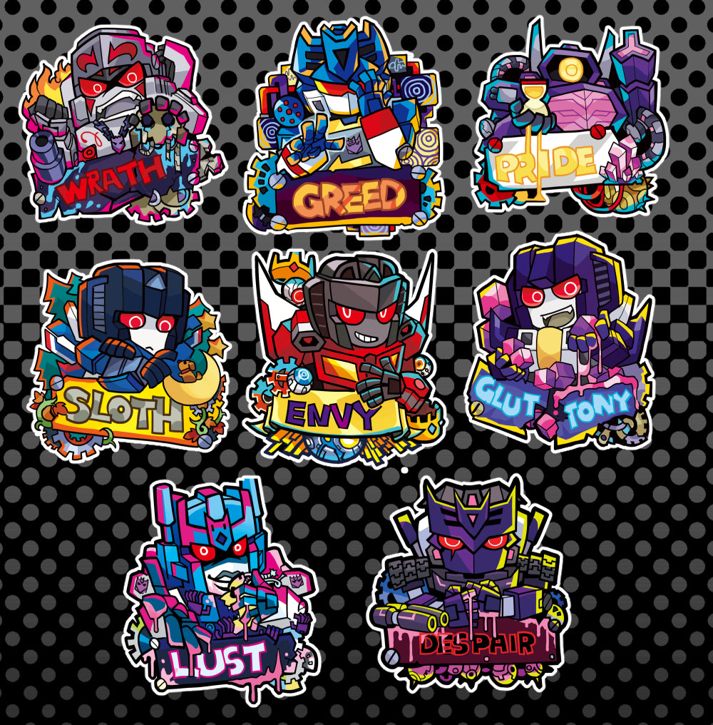 [Pre-order] TF acrylic keychain set- <7 Deadly Sins>