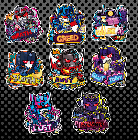 [Pre-order] TF acrylic keychain set- <7 Deadly Sins>