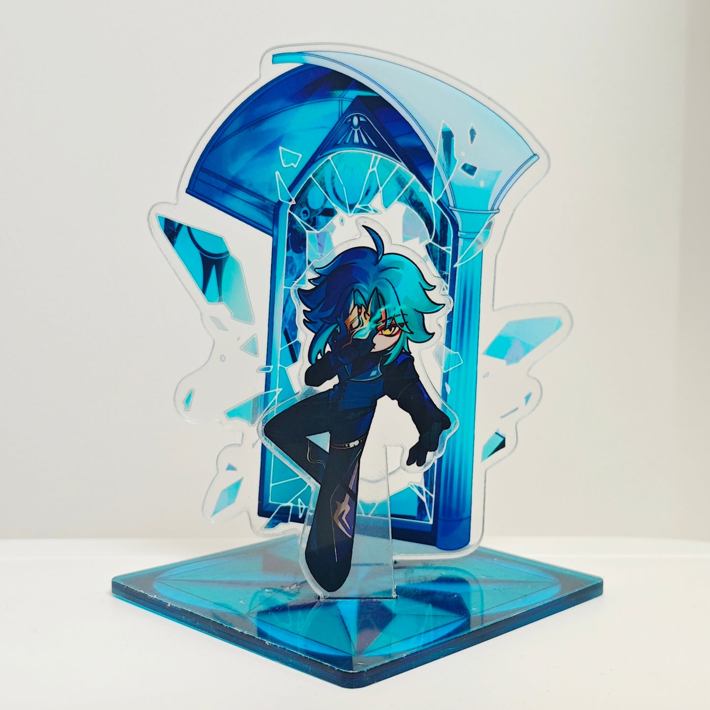 [Instock]Genshin Mafia Laminated Stained Glass Acrylic Standee