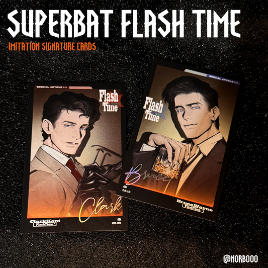 [In stock] Superbat flash time series imitation signature card