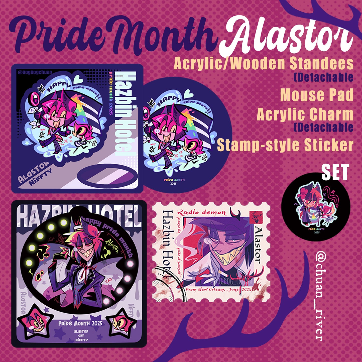 Pride Month Alastor Series