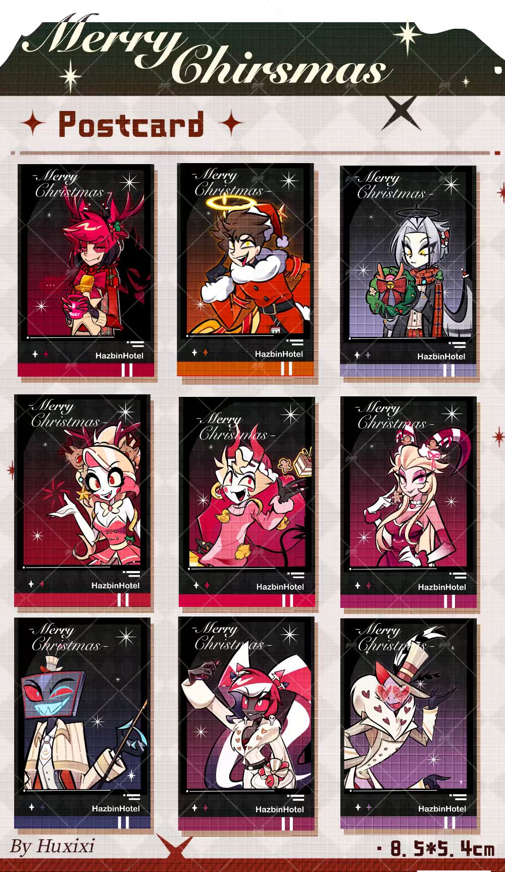 [In Stock]Fox xixi's Christmas Collection–Postcard
