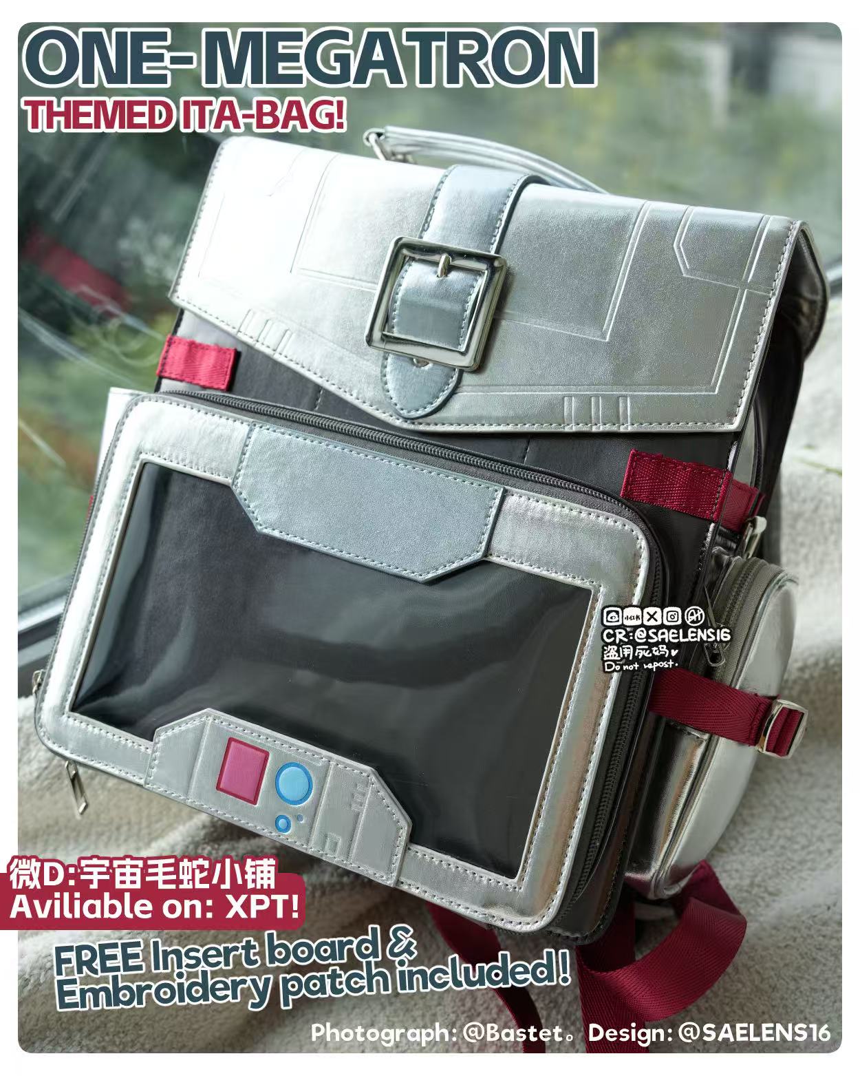 [Pre-order] TF ONE-Megatron Themed Ita-bag