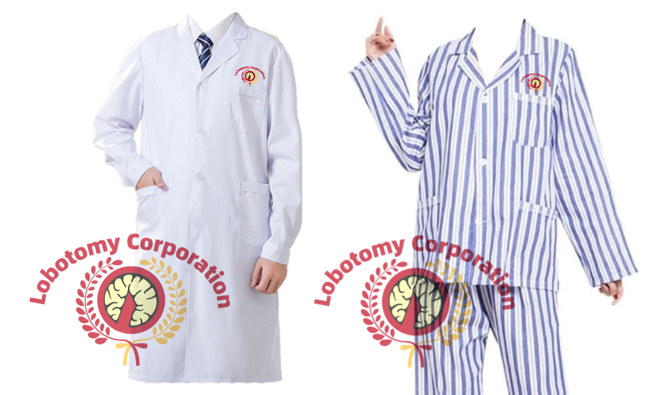 Pre-sale Lobotomy Corporation White coat&Hospital gown