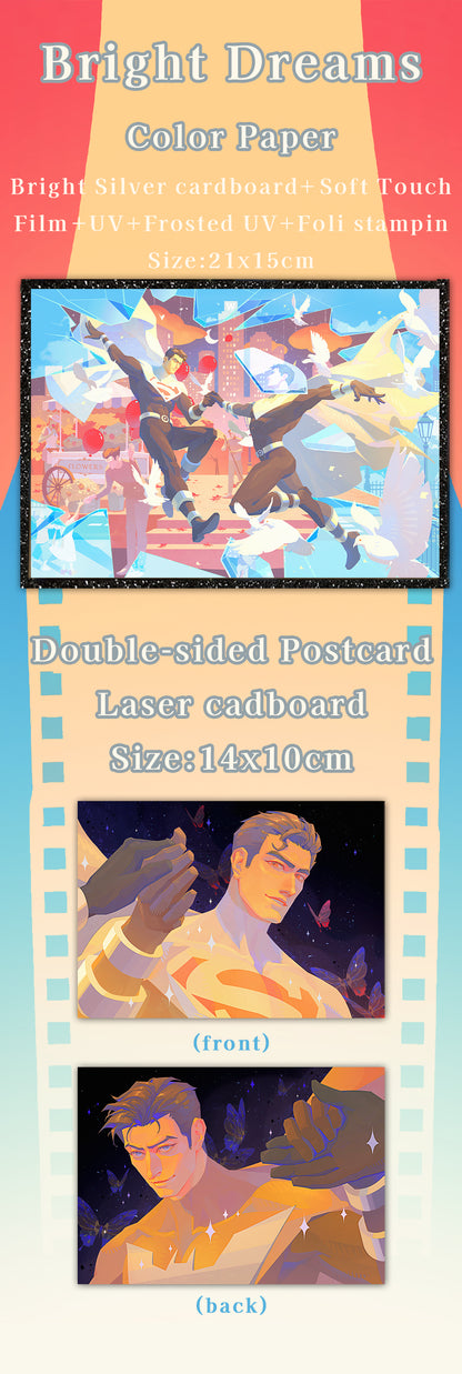 Superbat Bright Dreams Double-sided Postcard/Color Paper