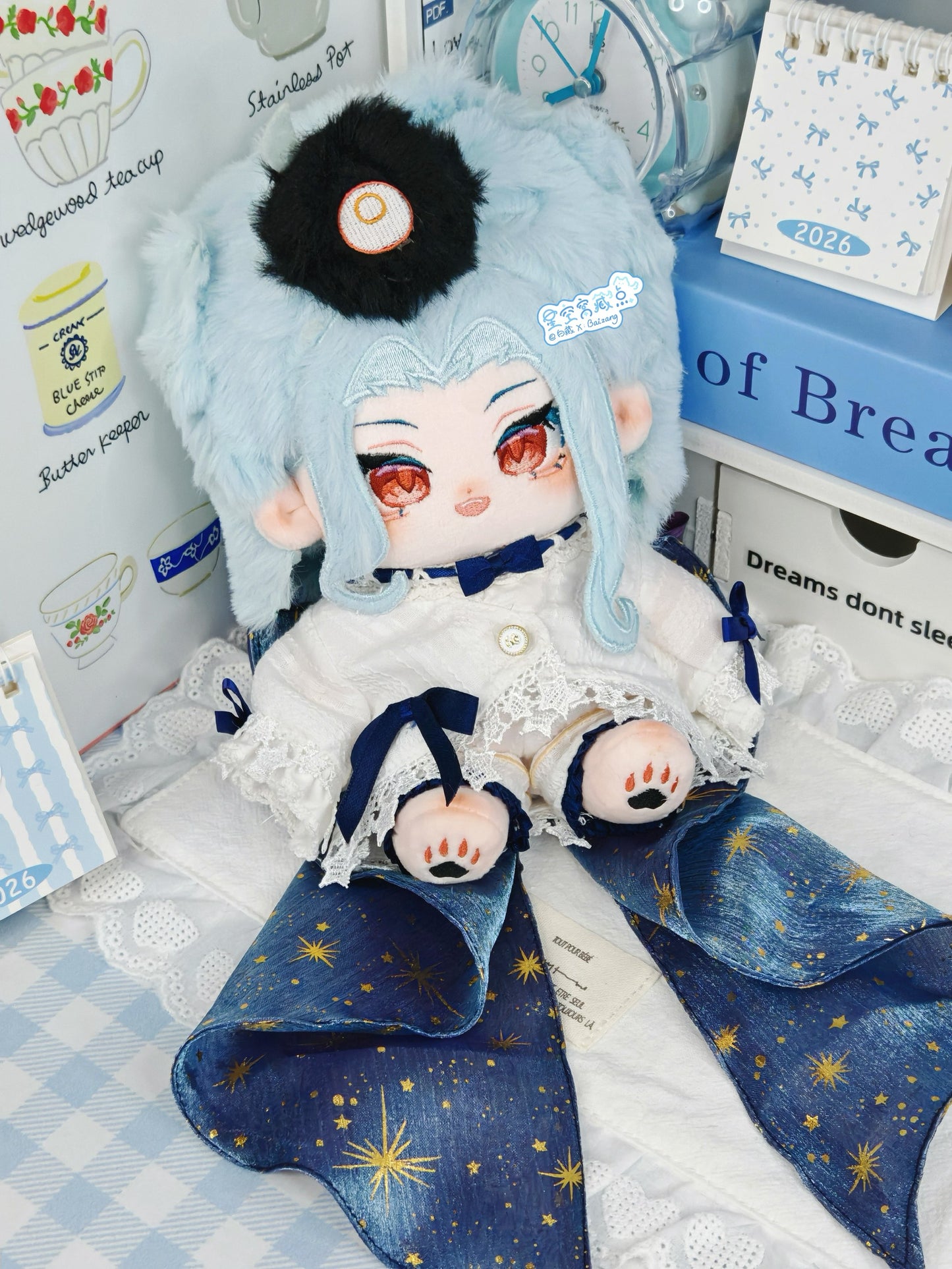 [Pre-order]Dorrore with coal balls  20 cm cotton doll