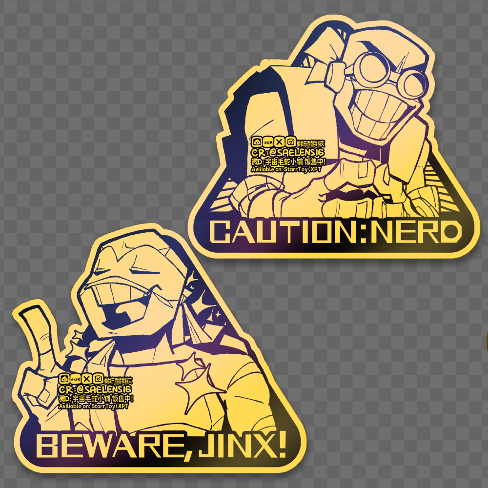 ROTTMNT Leo & Donnie Acrylic Standee + Sticker (Idiot Warning Ver.)