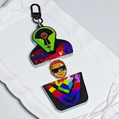 [Pre-order]Green Martian Flexy Keychain