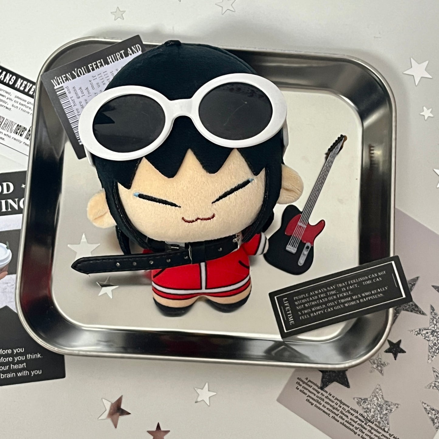 [Pre order] Noodle 10cm  Print Plushie-With Hat