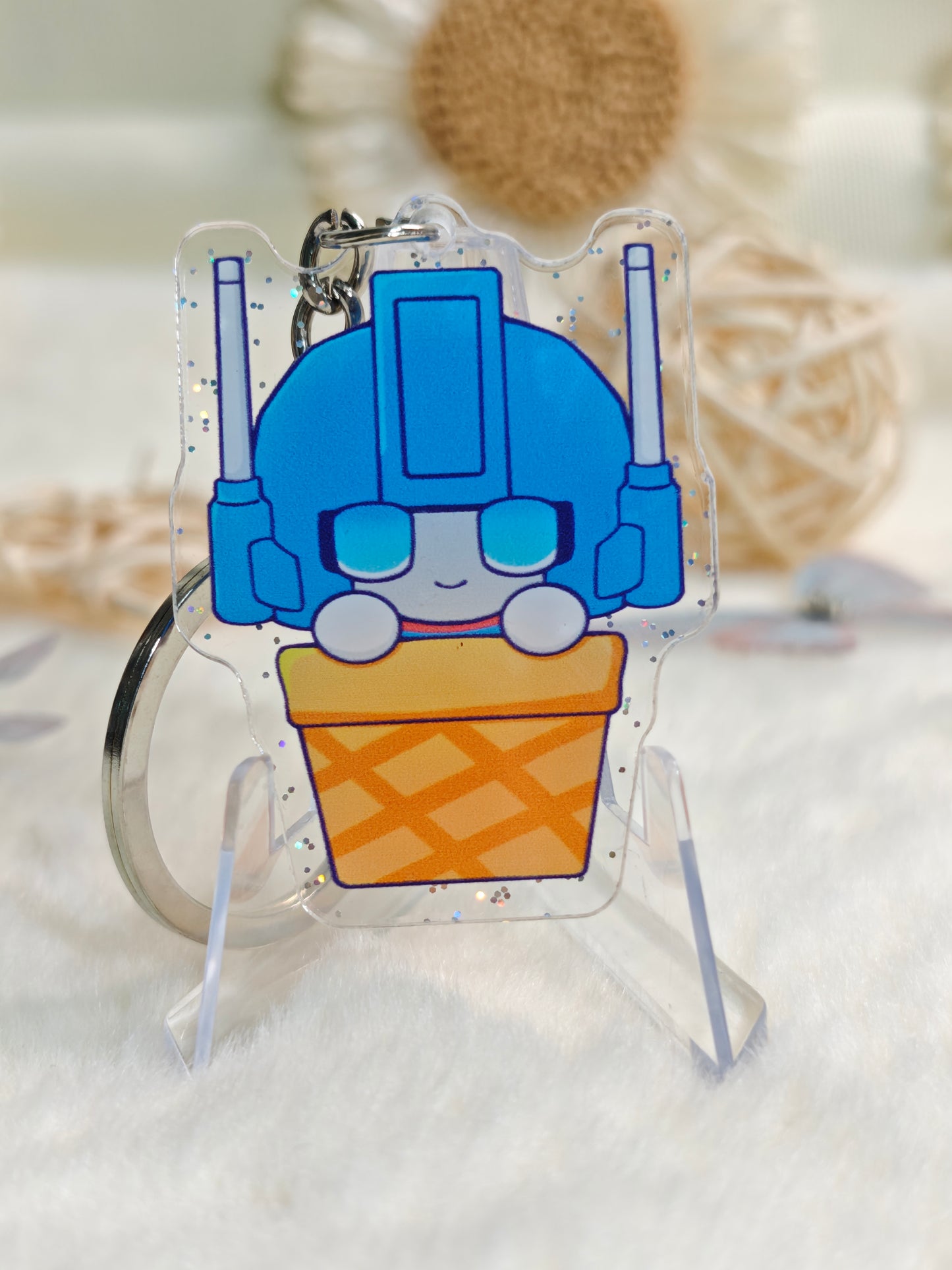 TF Acrylic Keyring & Badge Set