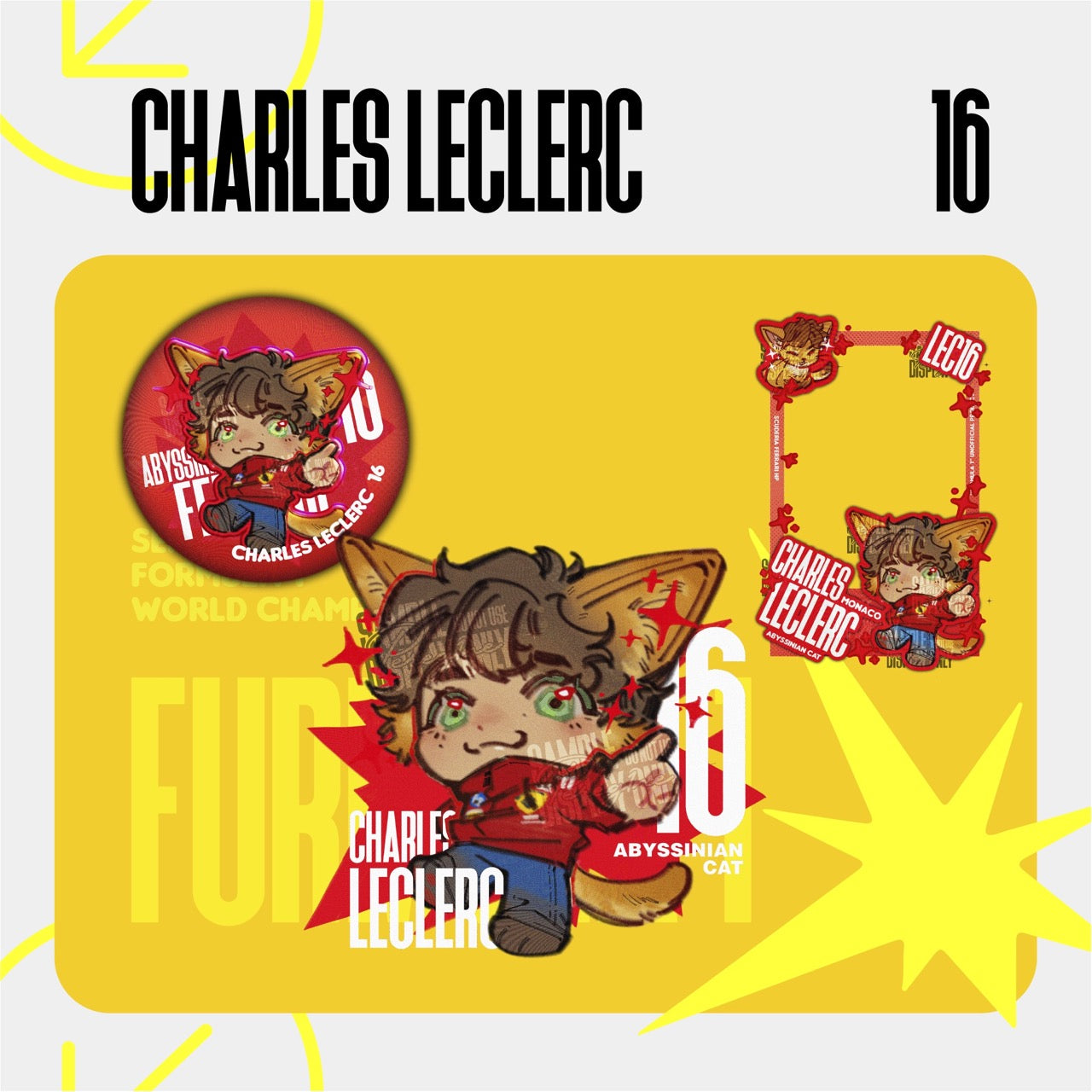 [Pre-order] “Furmula 1” F1 Animalized Drivers Fanmade Goods