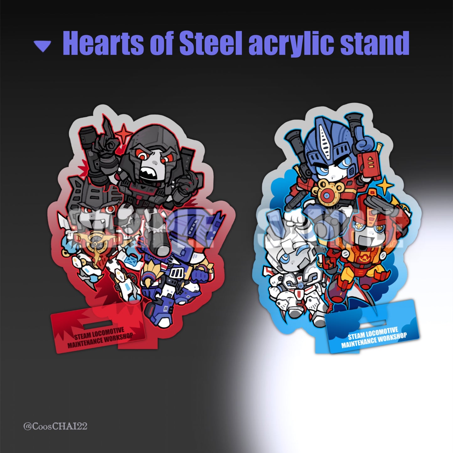 [Pre-order] Hearts of Steel acrylic stand
