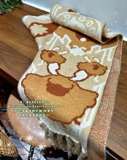 [Pre-order] Silksong Hornet& Fleas Knitted Scarf