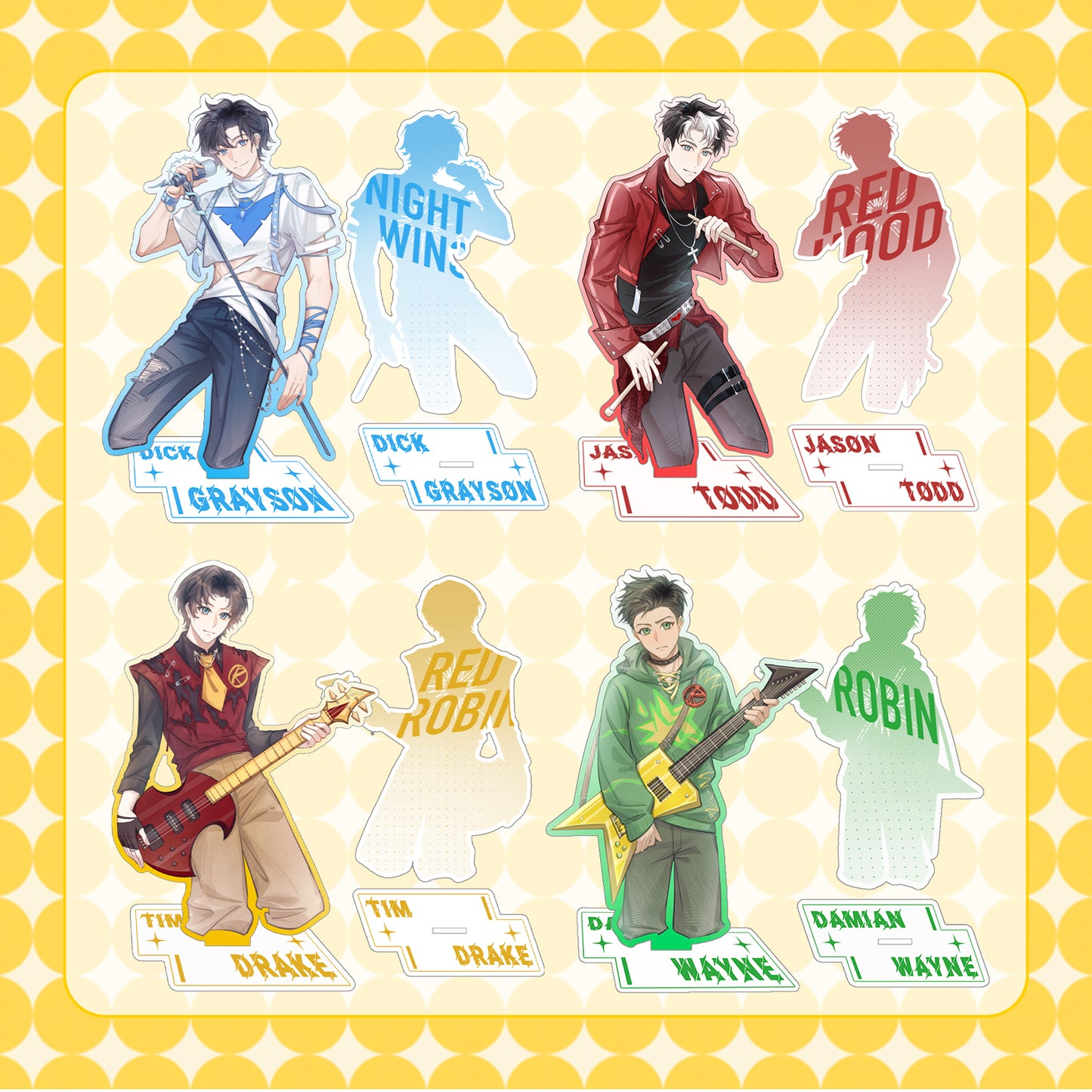 [In-stock]Batfamily Double-sided color window acrylic standee