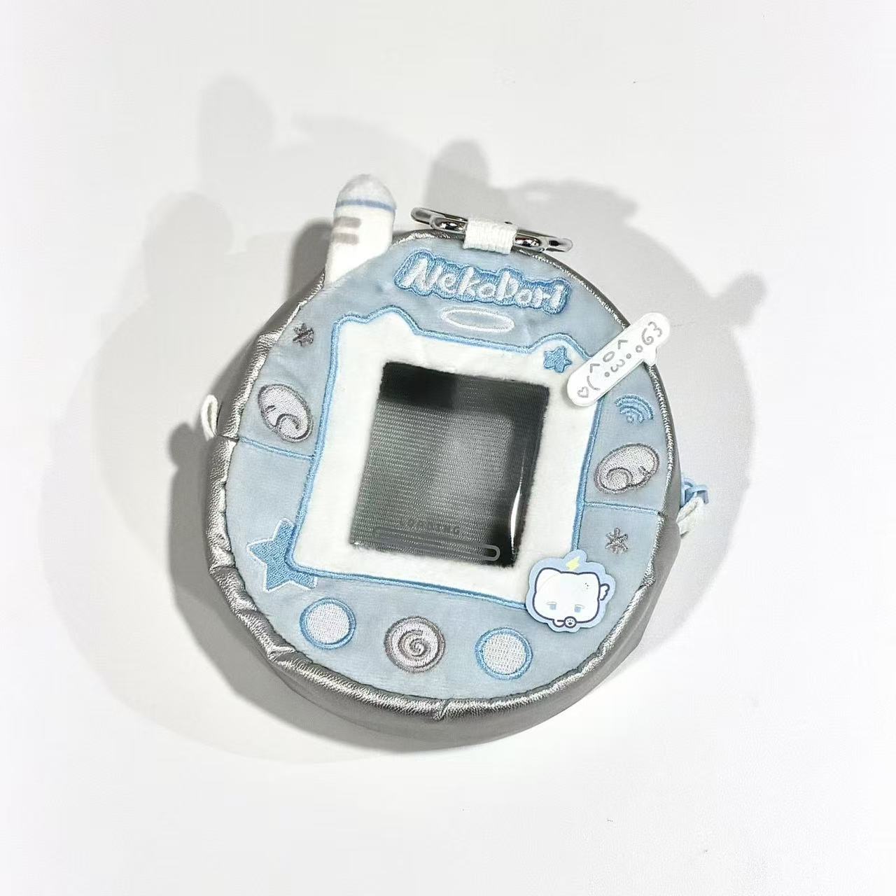 [In-stock]10cm Mini Plushie Bag-Game Console Plushie Bag(Blue)