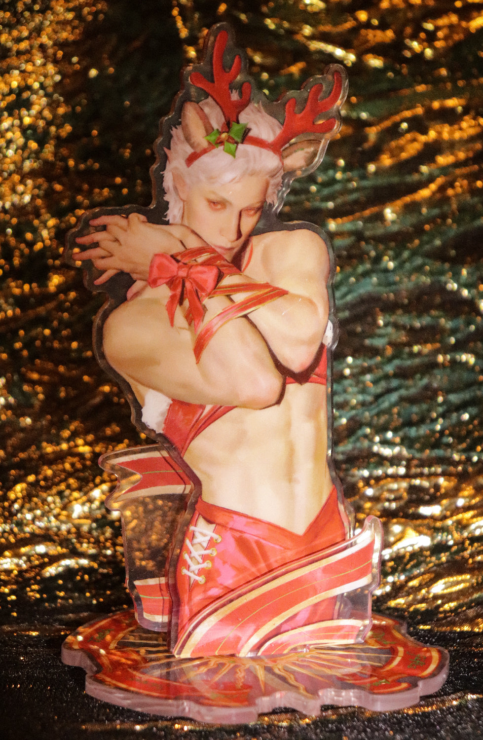 Astarion Christmas Limited Set – Acrylic Standee + Badge