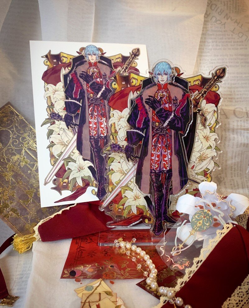 [in-stock]Haurchefunt Greystone, Fortemps Family Master Costume, 20cm Acrylic Double Insert Stand