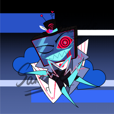 Vox metal badge Blue Or Pink