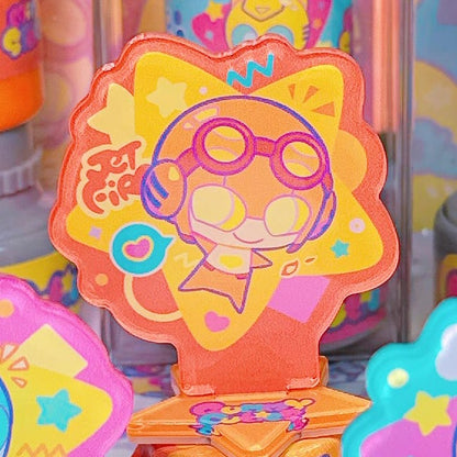 Animated Acylic mini Standee Bumblebee Blurr Jetfire Jetstorm