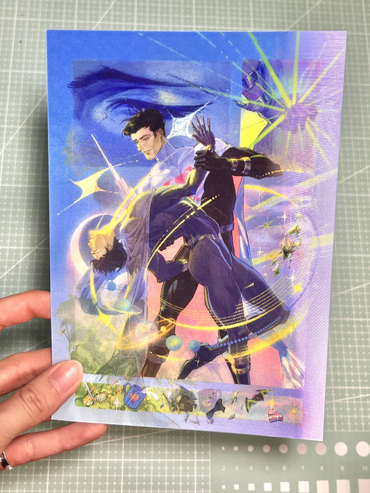 [In Stock] Superbat/Just ice Lords Flip Lenticular Art Print