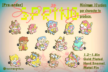 [Pre-order]March Spring Metal Pin