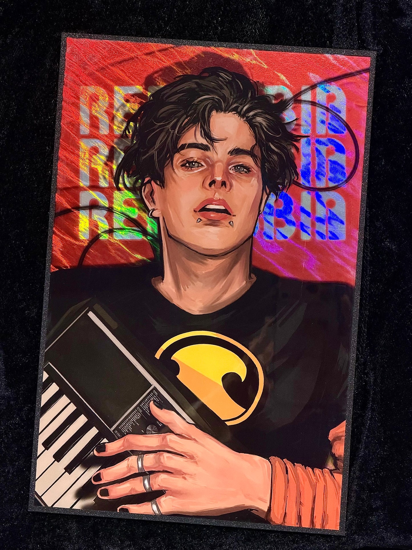 [Pre-order] BATBOYS Flame Holographic Acrylic Shikishi