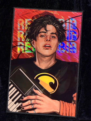 [Pre-order] BATBOYS Flame Holographic Acrylic Shikishi